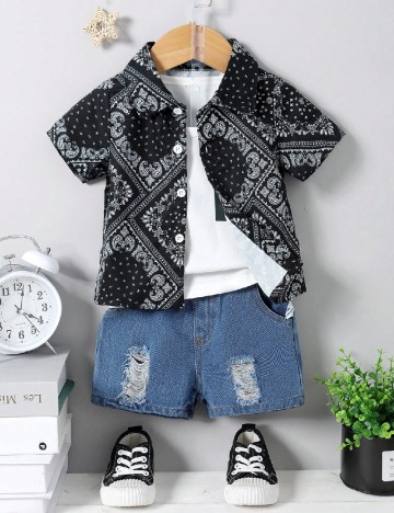 Compleu Shein Kids, mix culori