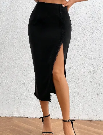 Fusta SHEIN, negru Negru