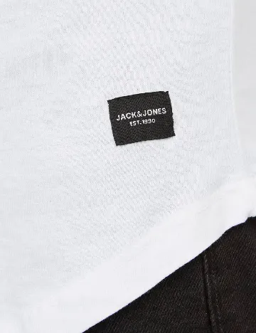 Tricou Jack&Jones, alb Alb