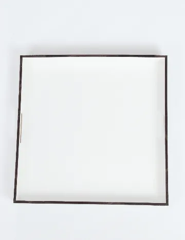 Tava XXL Flexible BV, alb/maro Alb