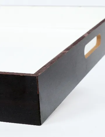 Tava XXL Flexible BV, alb/maro Alb