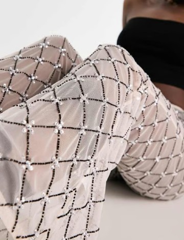 Pantaloni ASOS, crem