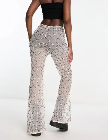 Pantaloni ASOS, crem Crem