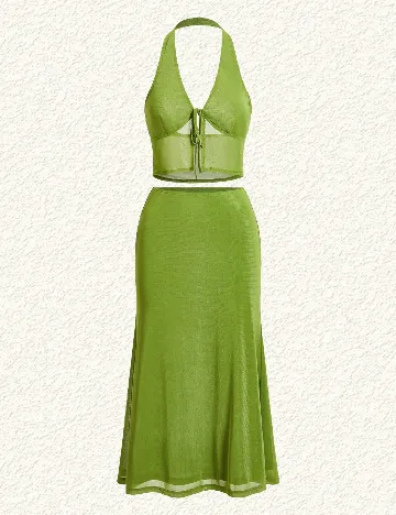 Compleu SHEIN, verde Verde