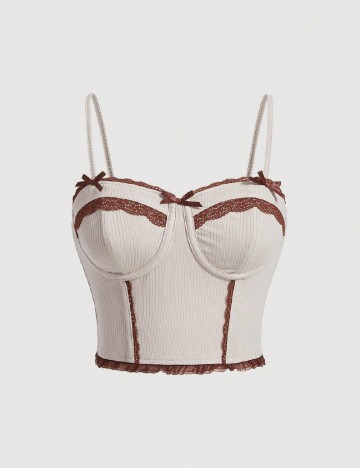 Top SHEIN, crem