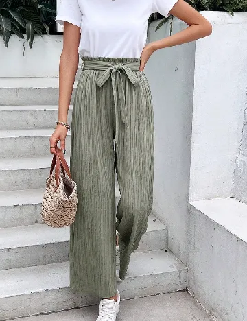 Pantaloni SHEIN, verde Verde