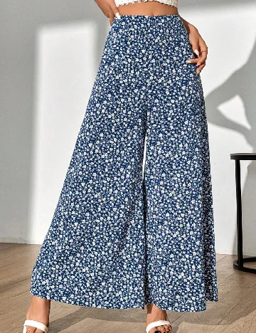 Pantaloni SHEIN, albastru Albastru