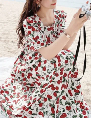 Rochie lunga Dazy, rosu Rosu