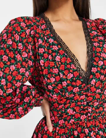 Rochie scurta Miss Selfridge, floral print Floral print
