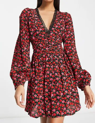 Rochie scurta Miss Selfridge, floral print Floral print