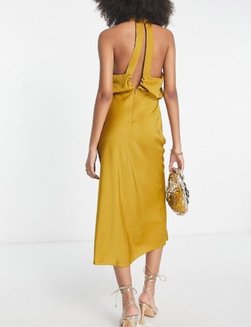 Rochie lunga ASOS, mustar