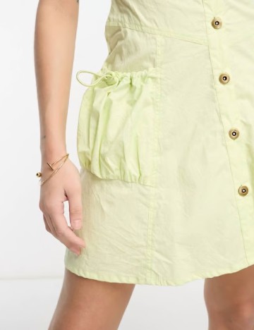 Rochie scurta ASOS, verde