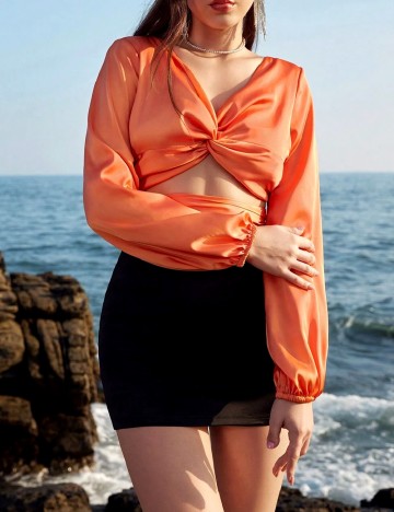Bluza Anewsta, portocaliu