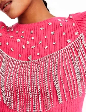Pulover ASOS, roz Roz