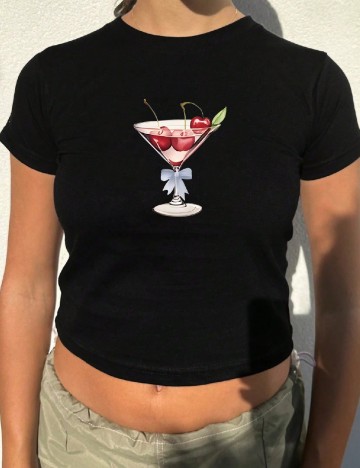 Top SHEIN, negru