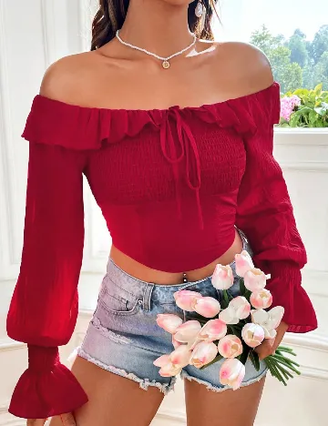 Bluza SHEIN, rosu Rosu