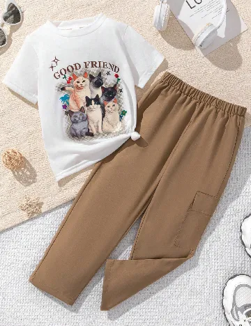 Compleu Shein Kids, mix culori Mix culori