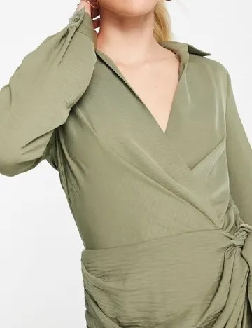 Rochie lunga ASOS, verde Verde