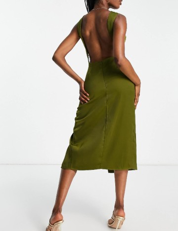 Rochie medie IN THE STYLE, verde