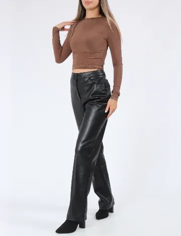 Pantaloni COLLUSION, negru Negru