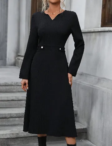 Rochie medie SHEIN, negru Negru