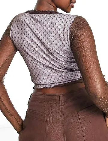 Top ASOS, mov/maro