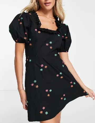 Rochie scurta Miss Selfridge, negru Negru