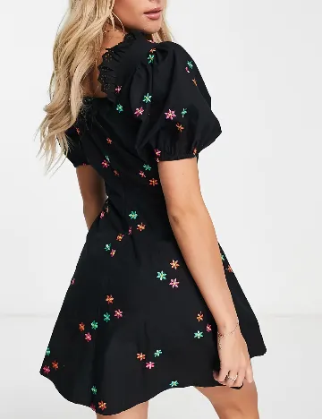 Rochie scurta Miss Selfridge, negru Negru