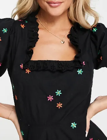 Rochie scurta Miss Selfridge, negru Negru