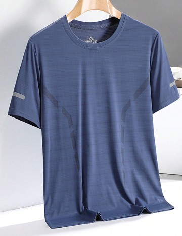 Tricou SHEIN Plus Size Men, albastru