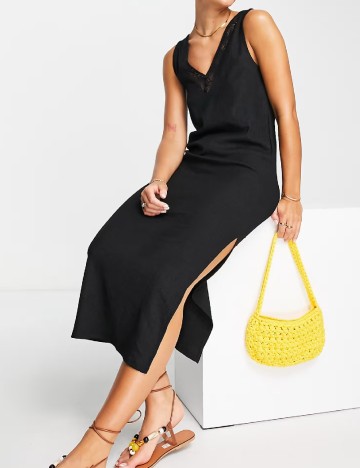 Rochie medie ASOS, negru