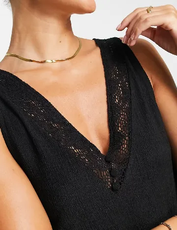 Rochie medie ASOS, negru Negru