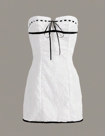 Rochie scurta SHEIN, alb