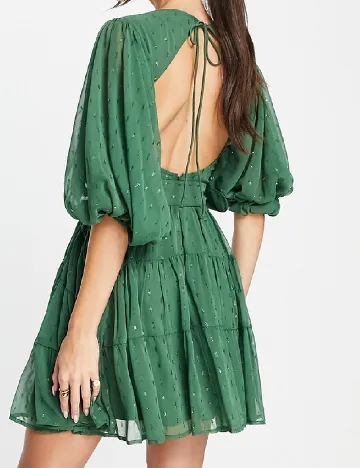 Rochie scurta ASOS, verde