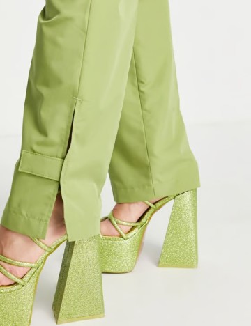 Pantaloni COLLUSION, verde