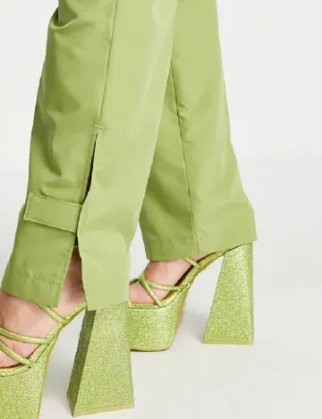 Pantaloni COLLUSION, verde Verde