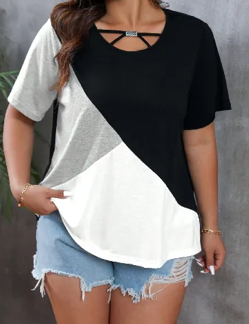 Tricou SHEIN CURVE, mix culori Mix culori