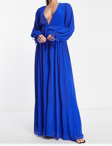 Rochie lunga ASOS, albastru