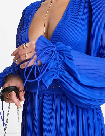 Rochie lunga ASOS, albastru Albastru