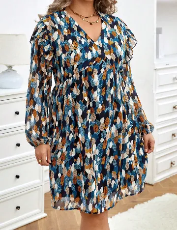 Rochie scurta SHEIN CURVE, mix culori Mix culori