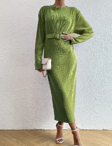 Rochie lunga Toppies, verde Verde