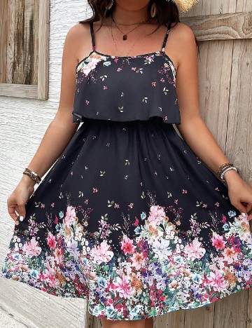 Rochie scurta SHEIN CURVE, negru