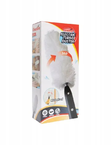 Pamatuf de praf electric CleanRite, alb Alb