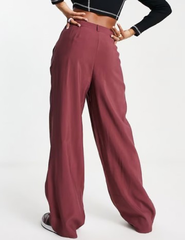 Pantaloni ASOS, roz pudra inchis