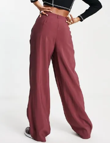 Pantaloni ASOS, roz pudra inchis Roz