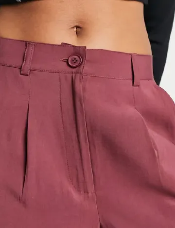 Pantaloni ASOS, roz pudra inchis Roz