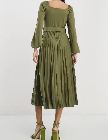 Rochie medie ASOS, kaki Verde