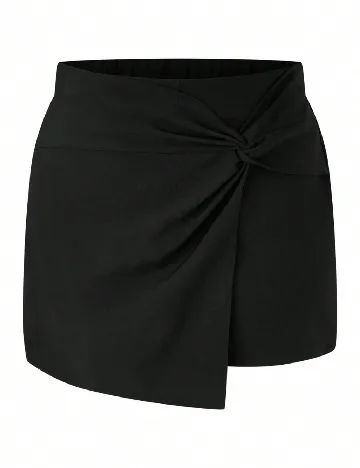 Fusta pantalon SHEIN CURVE, negru Negru