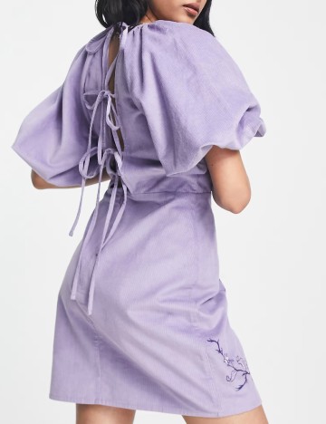 Rochie scurta ASOS, mov