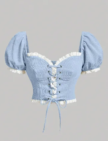 Top SHEIN, albastru